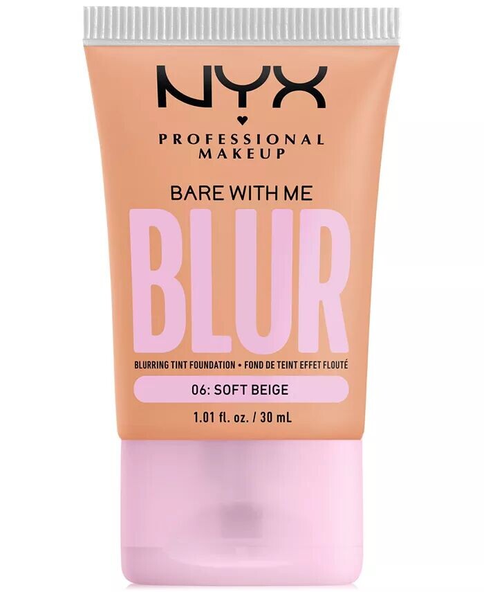 

Тональная основа Bare With Me Blur Tint Nyx Professional Makeup, цвет Soft Beige