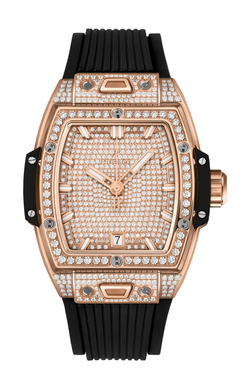 

Часы Hublot Spirit of big bang king gold из золота с бриллиантами 39 мм