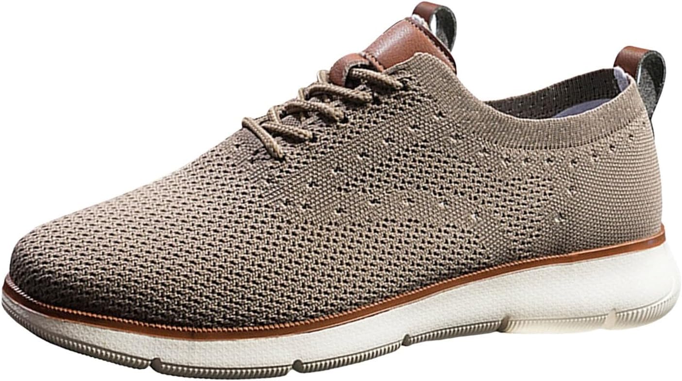 

Мужские слипоны IWIHMIV, мужские кроссовки для ходьбы, мужские теннисные кроссовки, мужские беговые кроссовки, повседневные спортивные кроссовки, коричневый