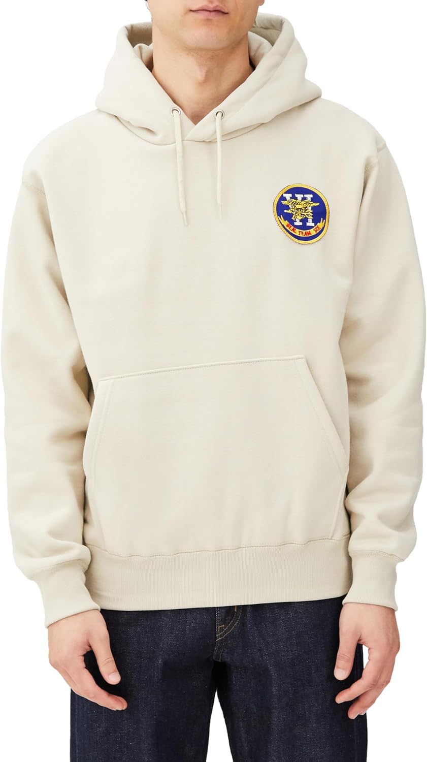 

Толстовка с капюшоном в стиле F, нашивка с гербом армии США, флисовая подкладка, пуловер, цвет: серый (stone) F-Style