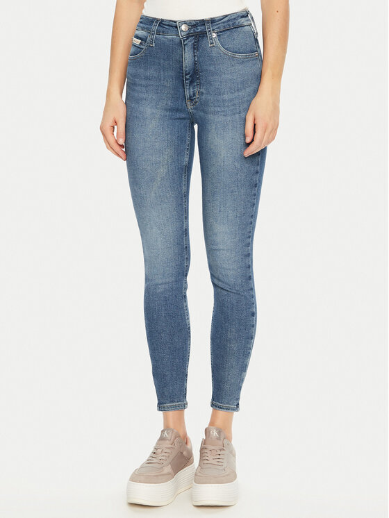 

Джинсы супер узкие J20J224522 Calvin Klein Jeans, синий