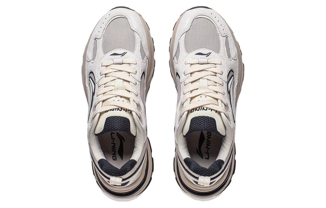 Кроссовки LINING Beichen Lifestyle Shoes Men Low-top White, серый — фото 4