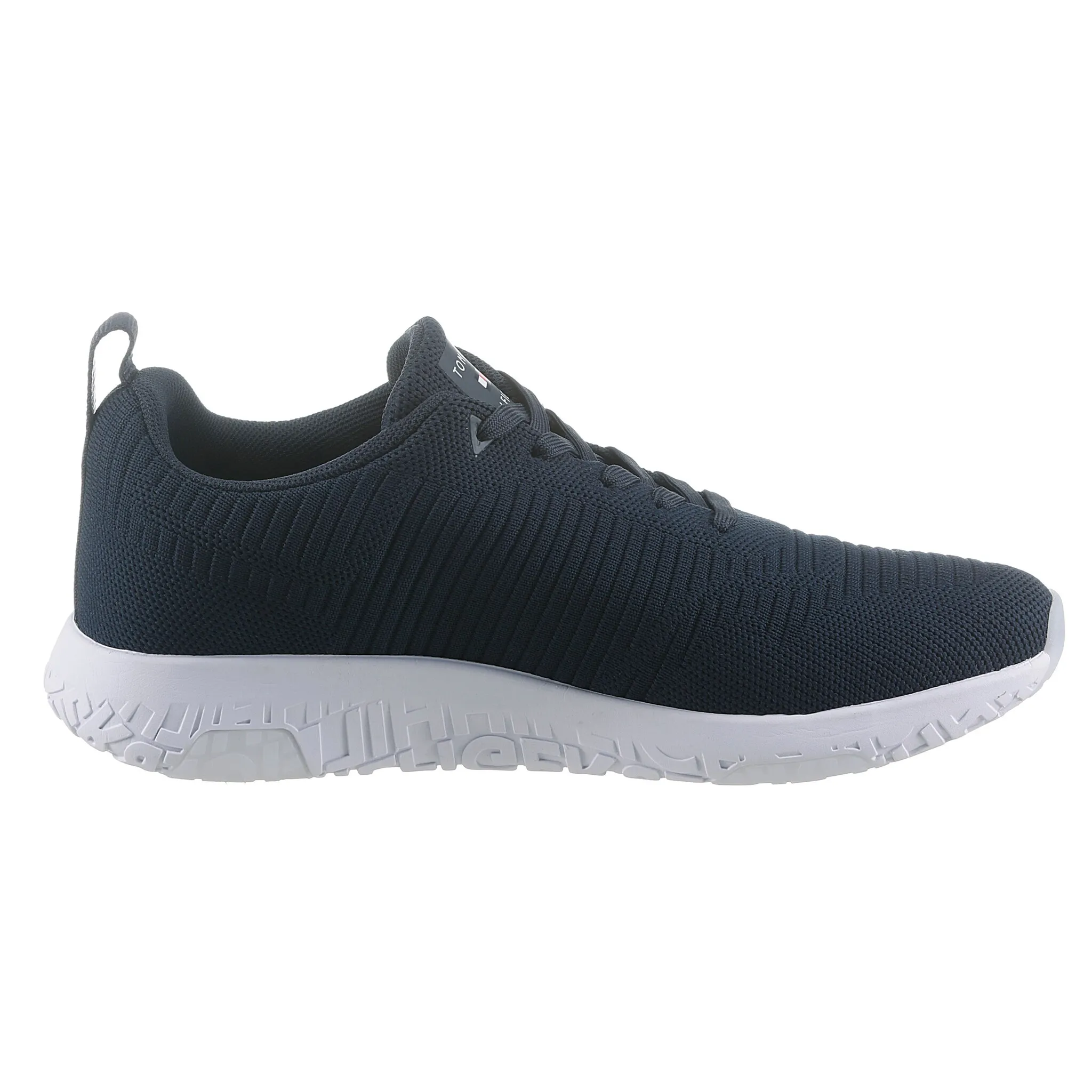 Кроссовки Tommy Hilfiger "CORPORATE KNIT RIB RUNNER", синий — фото 4