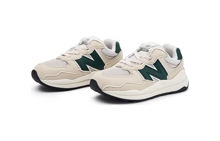 Низкие кроссовки New Balance 5740 для малышей Бежевый Зеленый — фото 3