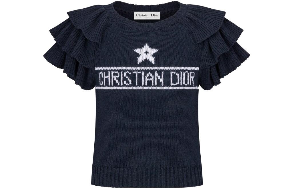 

Трикотаж женский темно-синий Dior