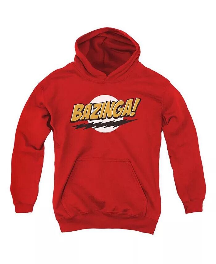 

Boys Bang Theory Youth Bazinga Pull Over Hoodie / Толстовка с капюшоном Big Bang Theory, красный