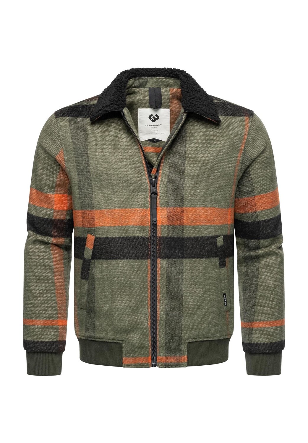 

Уличная куртка в клетку Sivval Ragwear, темно-оливковый