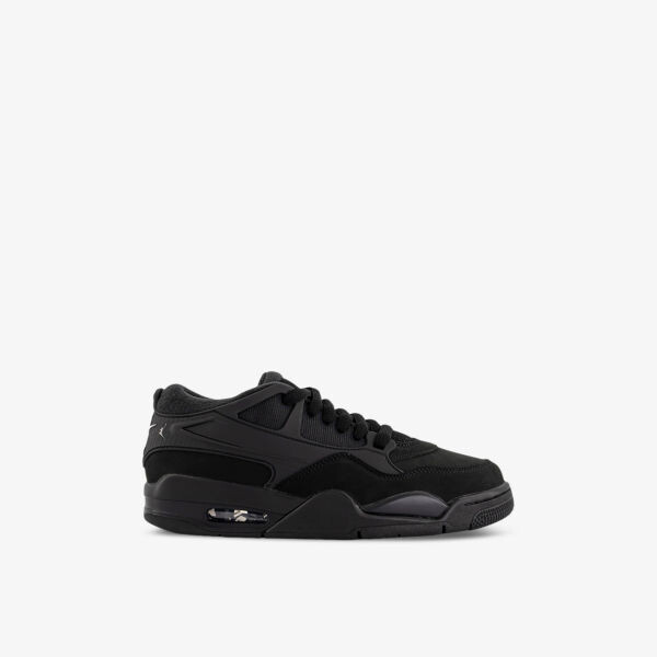 

Кроссовки Air Jordan 4 RM кожаные низкие Jordan, черный