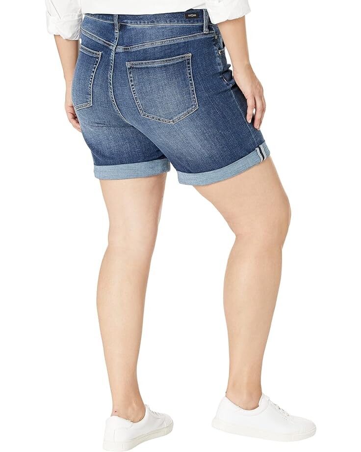 

Шорты Liverpool Los Angeles Plus Size Marley Girlfriend Shorts with Rolled Cuff Hem, цвет Paso Robles