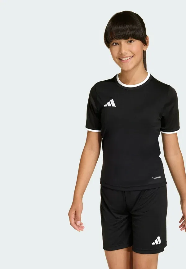 Футболка спортивная Adidas Performance, черно-белый
