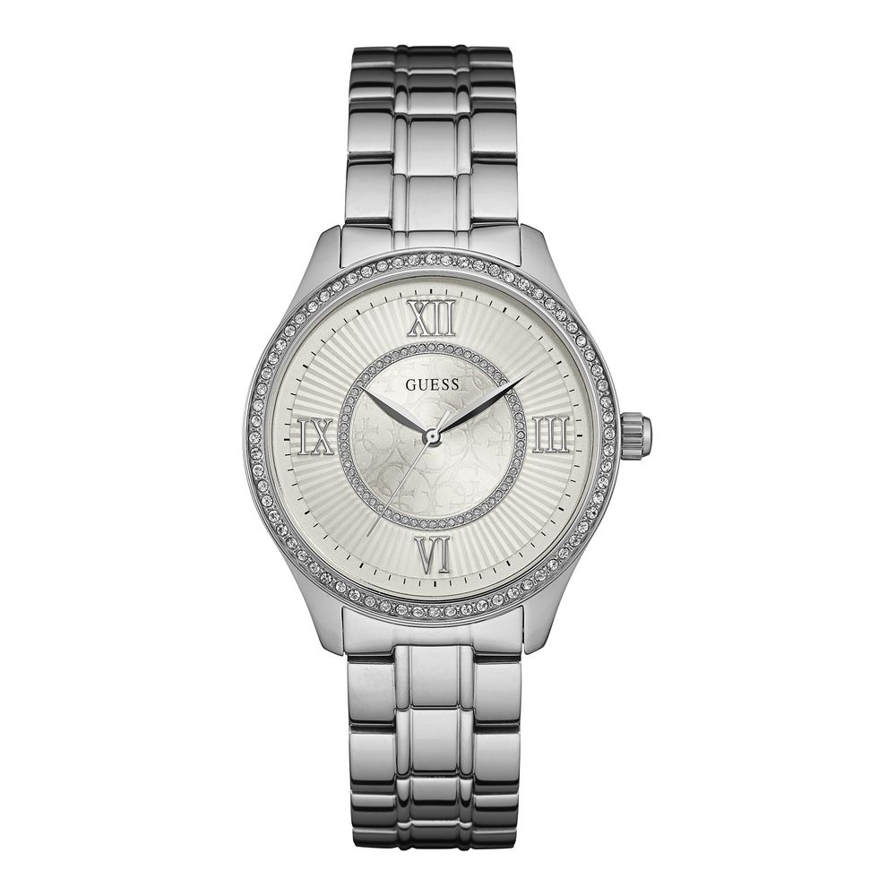 

Зеленые стальные часы GUESS