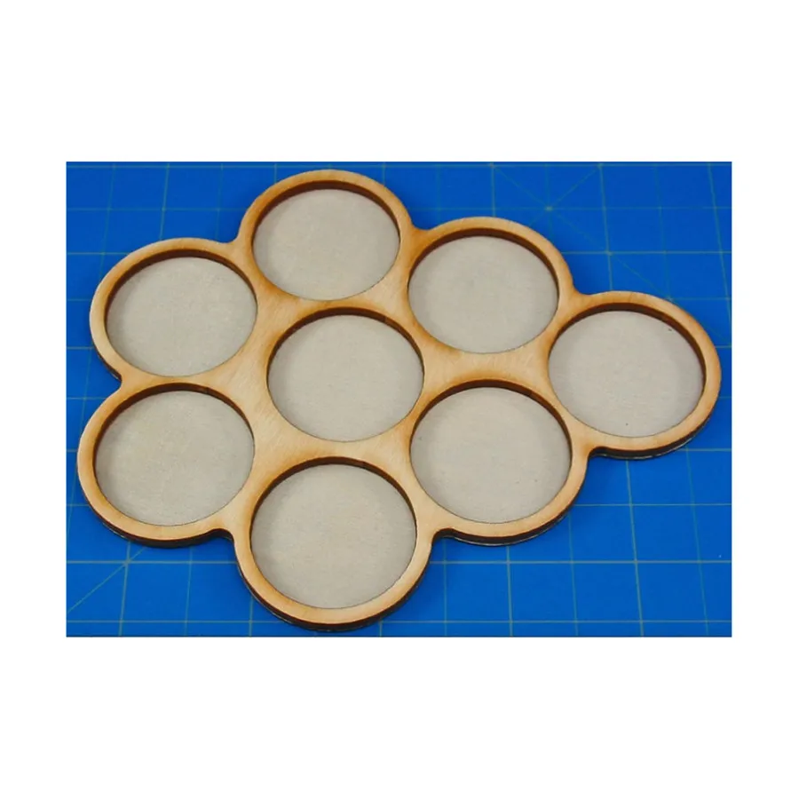 

Подносы Орды — 8 фигурок, круглые подставки диаметром 32 мм., Miniature Movement Trays - Hordes (Litko Aerosystems)