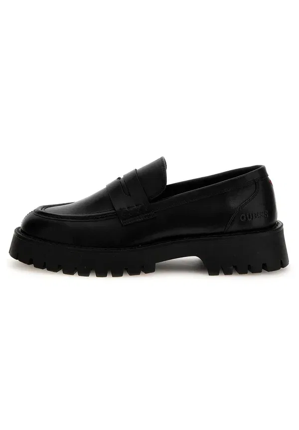 Мокасины Gorizia moc slip ons Guess, чёрный