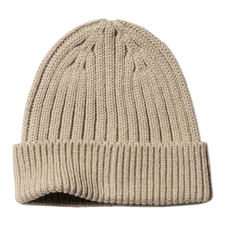 

UNIQLO Акриловая вязаная шапка унисекс черная, Beige