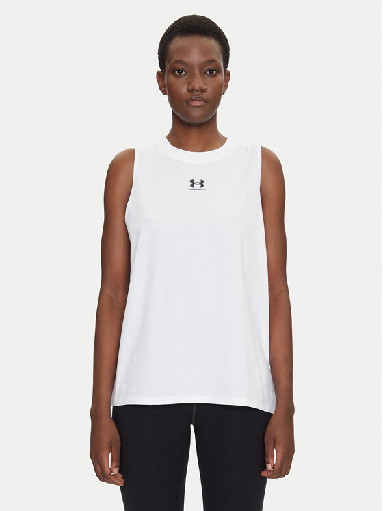 

Техническая футболка стандартный крой Rival Muscle 1383659 Under Armour, белый