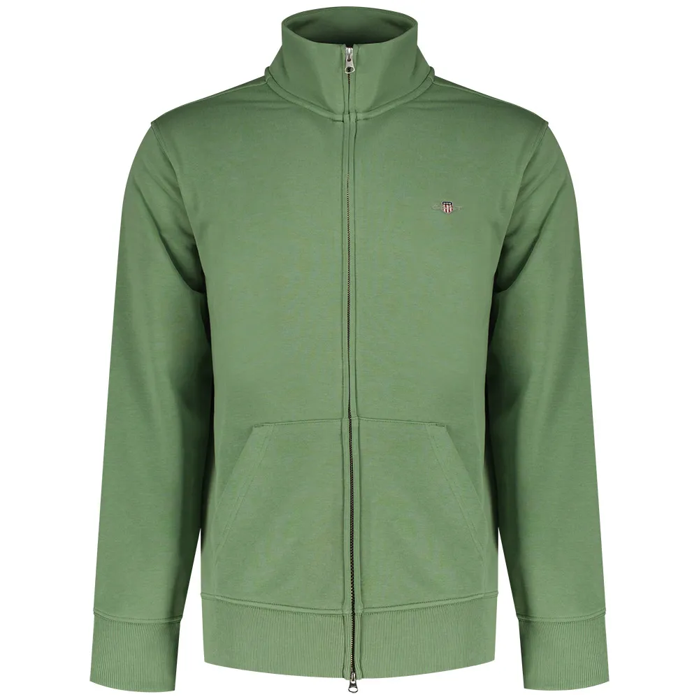 

Свитер Gant Reg Shield half zip, зеленый