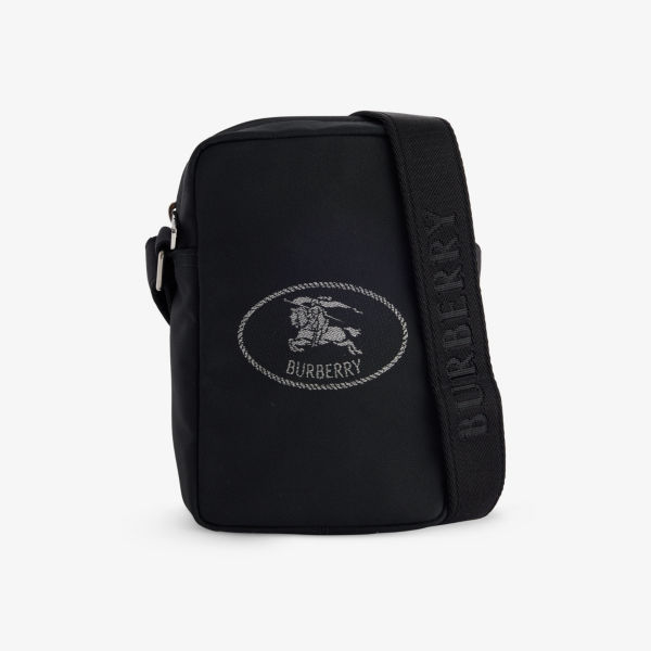 

Сумка через плечо Burberry Оркни вертикальная с логотипом, черный