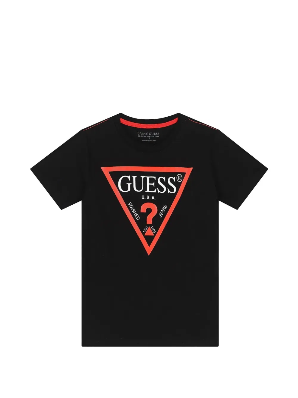 Футболка с графическим принтом Guess Kids, черный