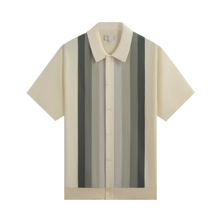 

Поло Kith Tilden Short-Sleeve Button Up Polo, кремовый