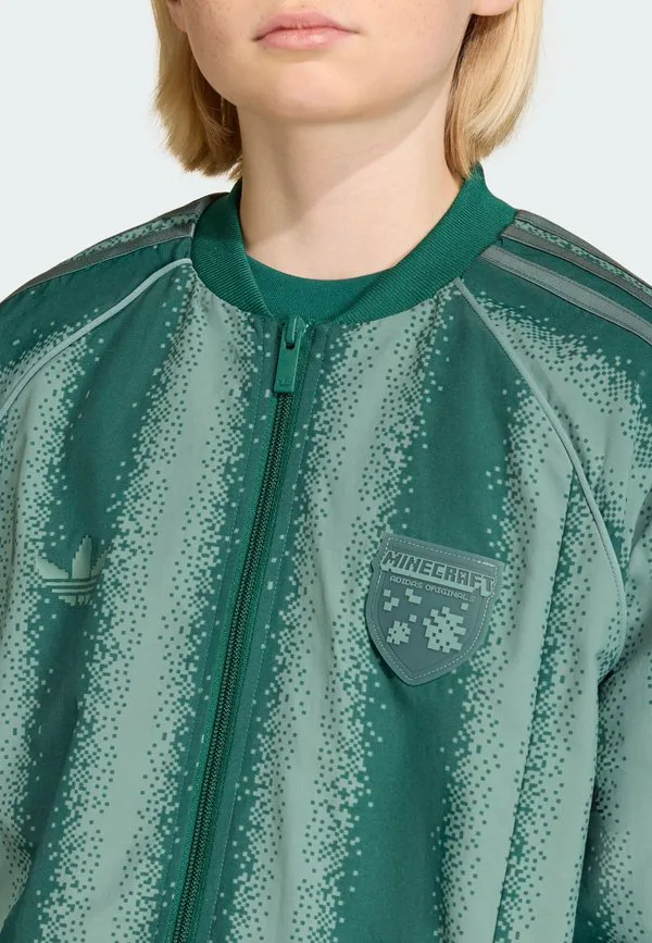 Толстовка на молнии Adidas Originals, Collegiate Green Tech Emerald — фото 4