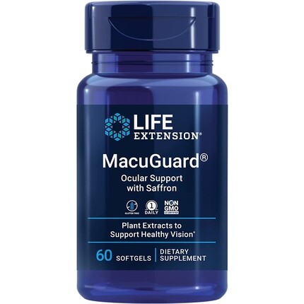 

Life Extension MacuGuard Поддержка глаз, 60 мягких таблеток, Синий, Life Extension MacuGuard Поддержка глаз, 60 мягких таблеток