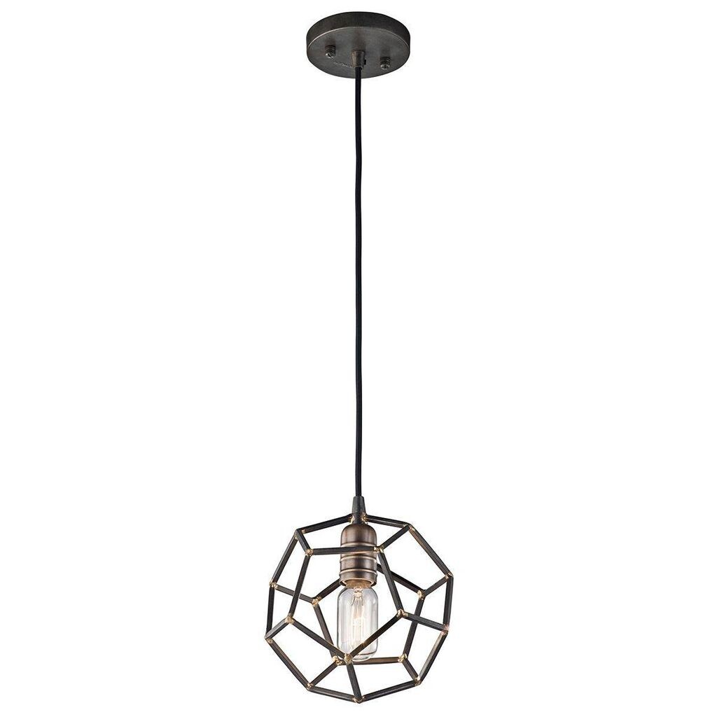 

Подвесной светильник Rocklyn, необработанная сталь, латунь Elstead Lighting