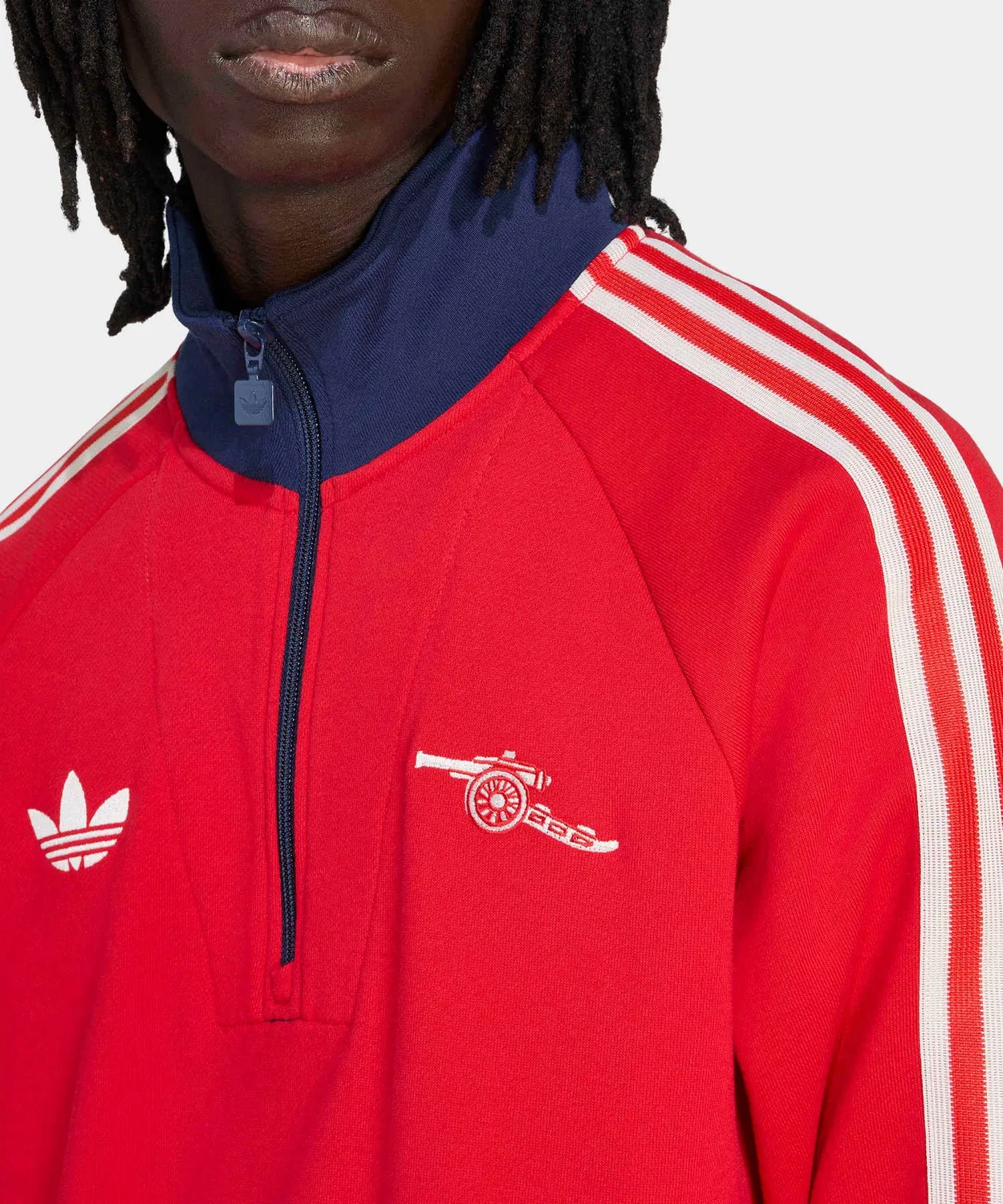 Толстовка с половинной молнией Arsenal FC OG Adidas, красный — фото 3