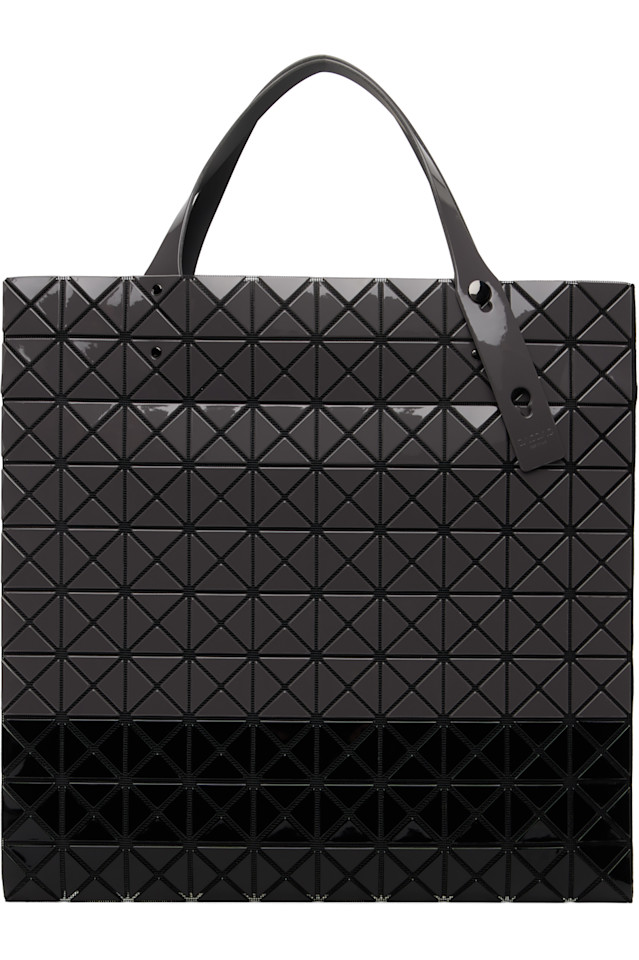 

Bao Bao Issey Miyake Серая призматическая двухцветная сумка-тоут