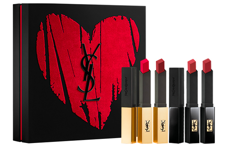 

SAINT LAURENT Набор помад little gold bar qixi festival limited, велюровое матовое покрытие, комплект из 4 штук