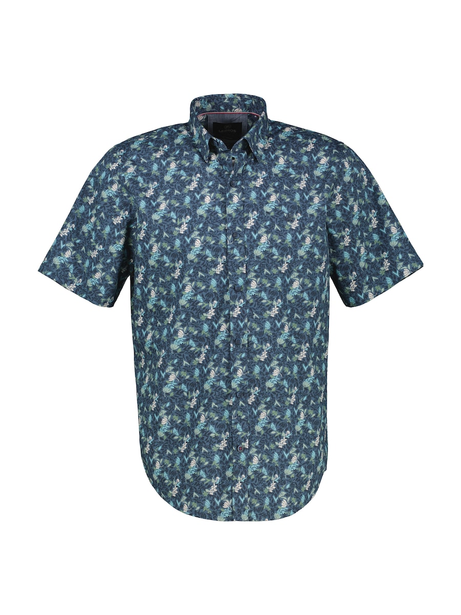 

Рубашка на пуговицах классического кроя LERROS, сапфировый/небесно-голубой