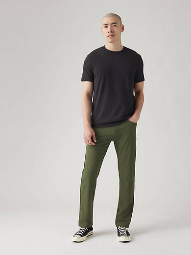 

511 Узкие технологичные мужские брюки Levi's, цвет Deep Depths - Green