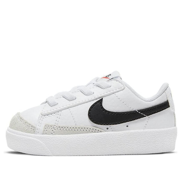 

Кроссовки blazer low '77 'white black' Nike, белый