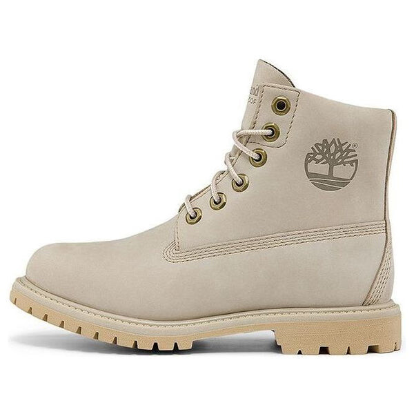 Кроссовки paninara collarless 6 inch wide fit waterproof boots 'light grey nubuck' Timberland, серый