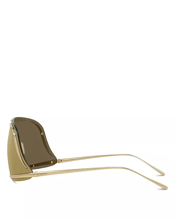 Солнцезащитные очки Signature Mask, 141 мм Loewe, желтый — фото 2