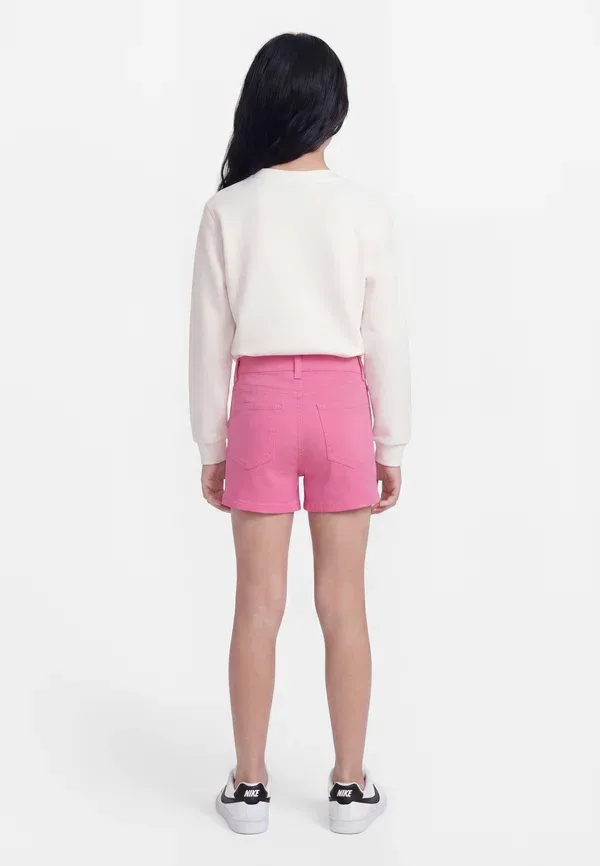 Шорты Name It Nkfrose mom twill shorts 1081 bk tb, клубничная луна — фото 2
