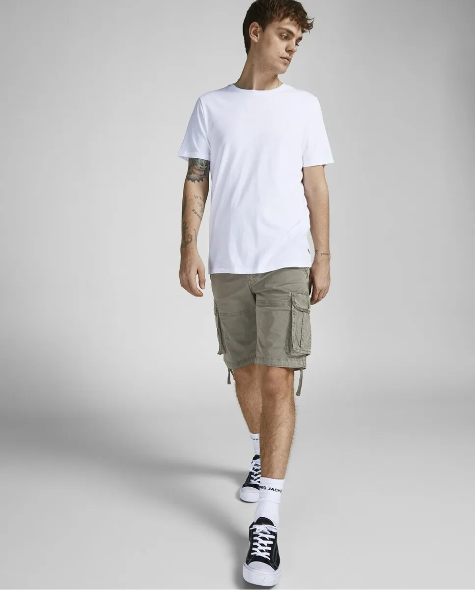 

Черные мужские шорты карго Jack & Jones, зеленый