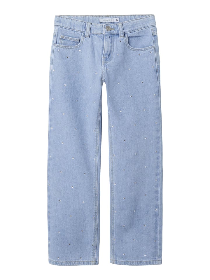 

Джинсы name it, светло-синий деним