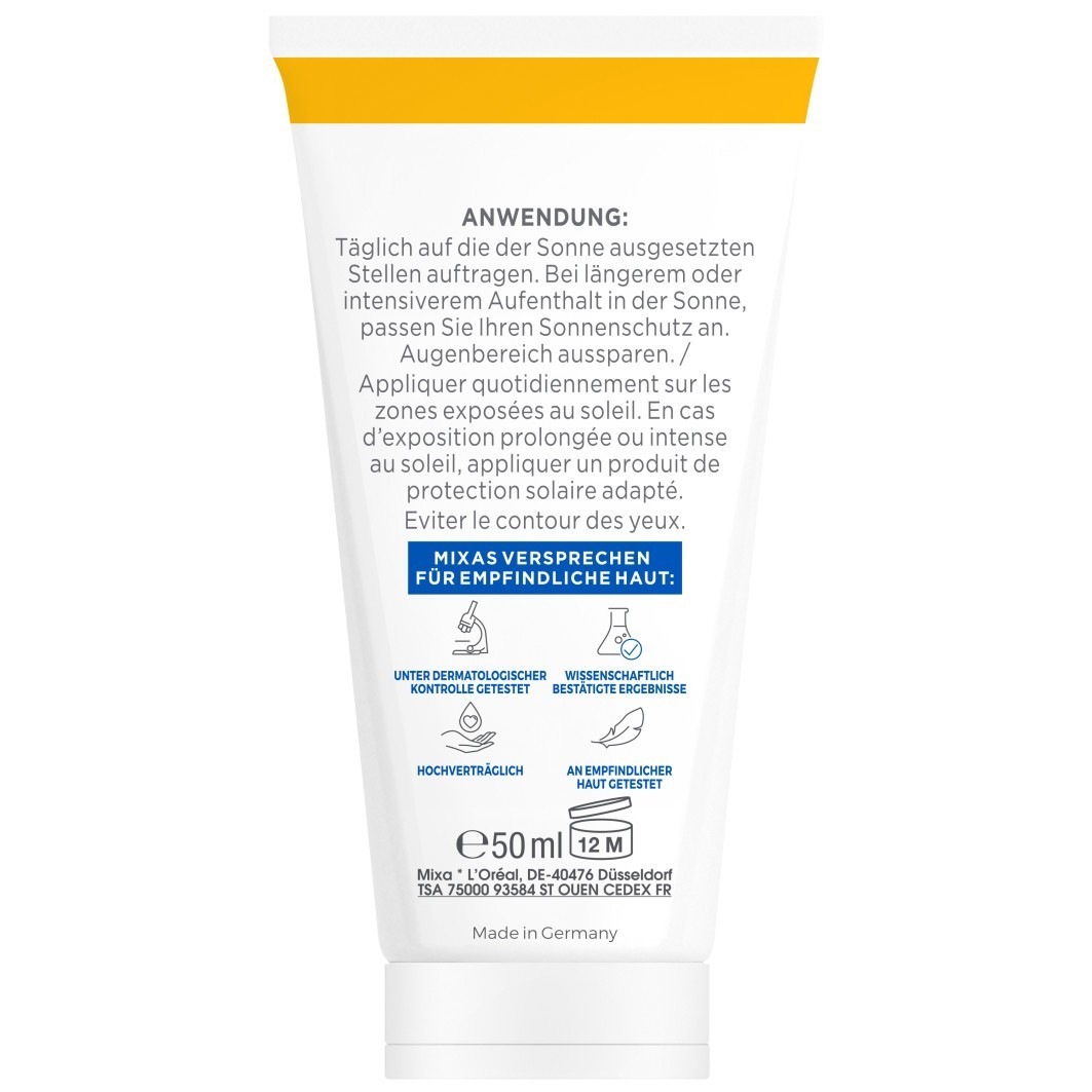 Крем для тела niacinamide bright lsf 50 Mixa, объем 50 мл — фото 2