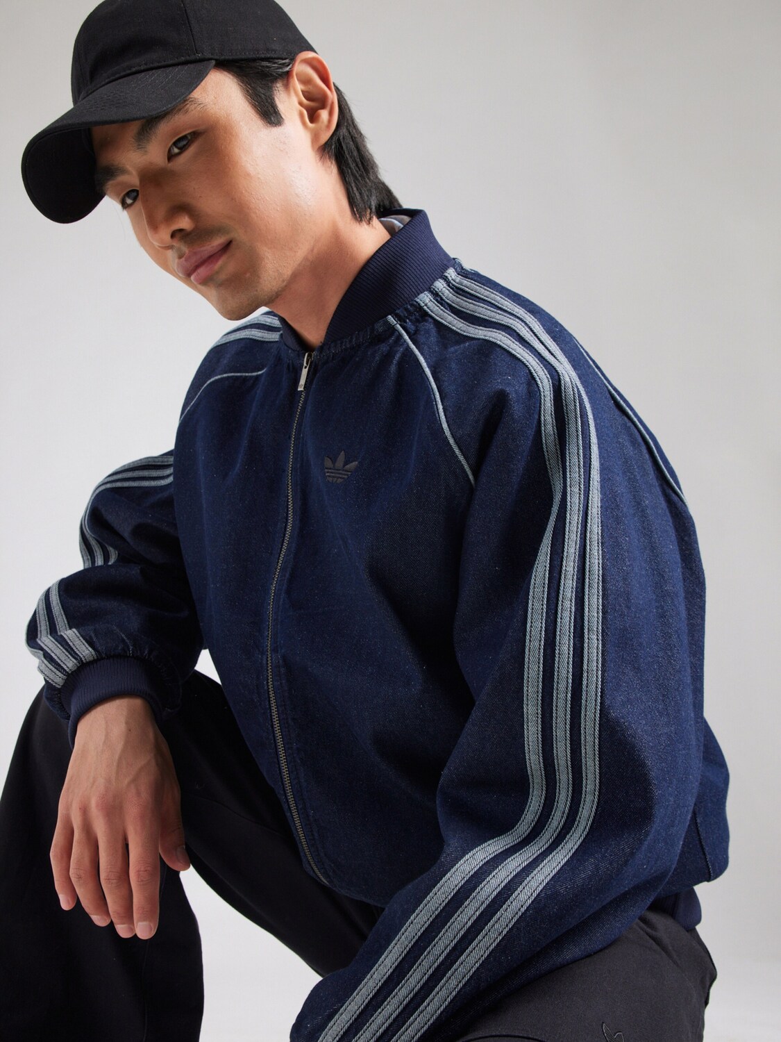 Adidas Originals Куртка межсезонная 'SST Adicolor' в синем дениме, светло-голубой — фото 2