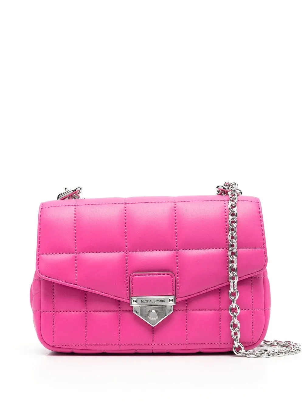 

Маленькая стеганая сумка на плечо SoHo Michael Michael Kors, розовый