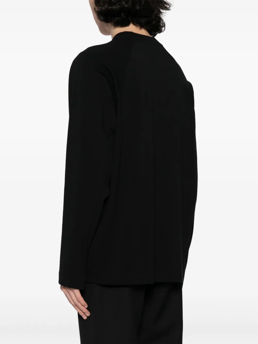 Футболка с длинными рукавами и логотипом JACQUEMUS, черный — фото 4