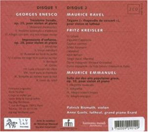 

CD диск Enescu / Bismuth / Gaels: Miroirs