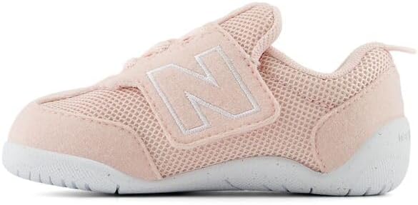 Детские кроссовки New Balance Unisex-Child New-b First V1, белый/розовый — фото 2
