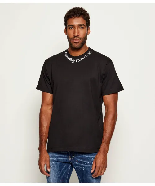 

Футболка Regular fit Versace Jeans Couture, черный