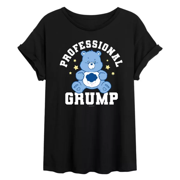

Футболка Juniors Care Bears Professional Grump большого размера Licensed Character, черный