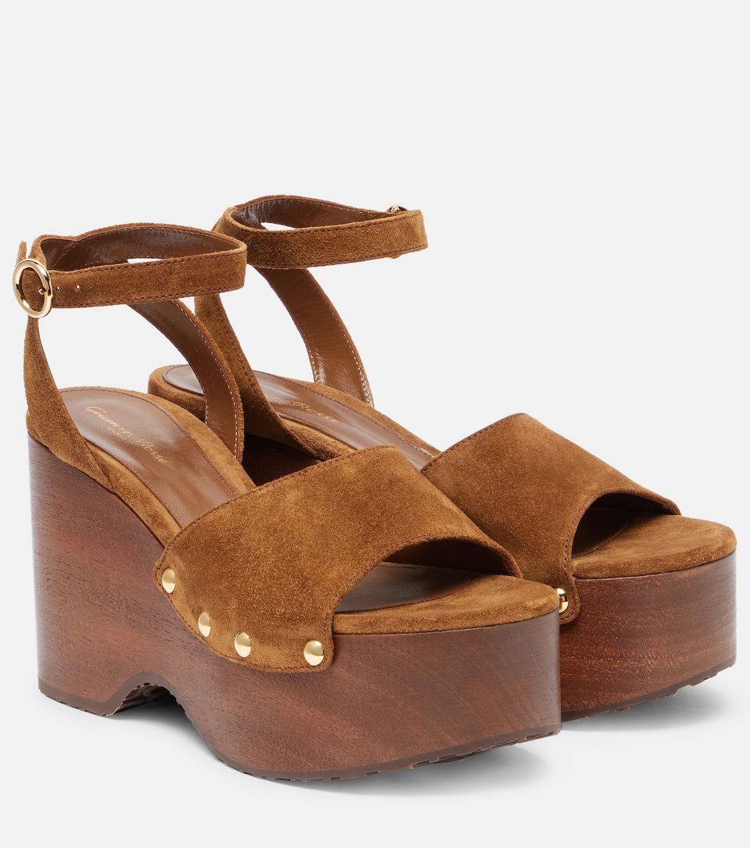 Замшевые сандалии на платформе Gianvito Rossi, Texas