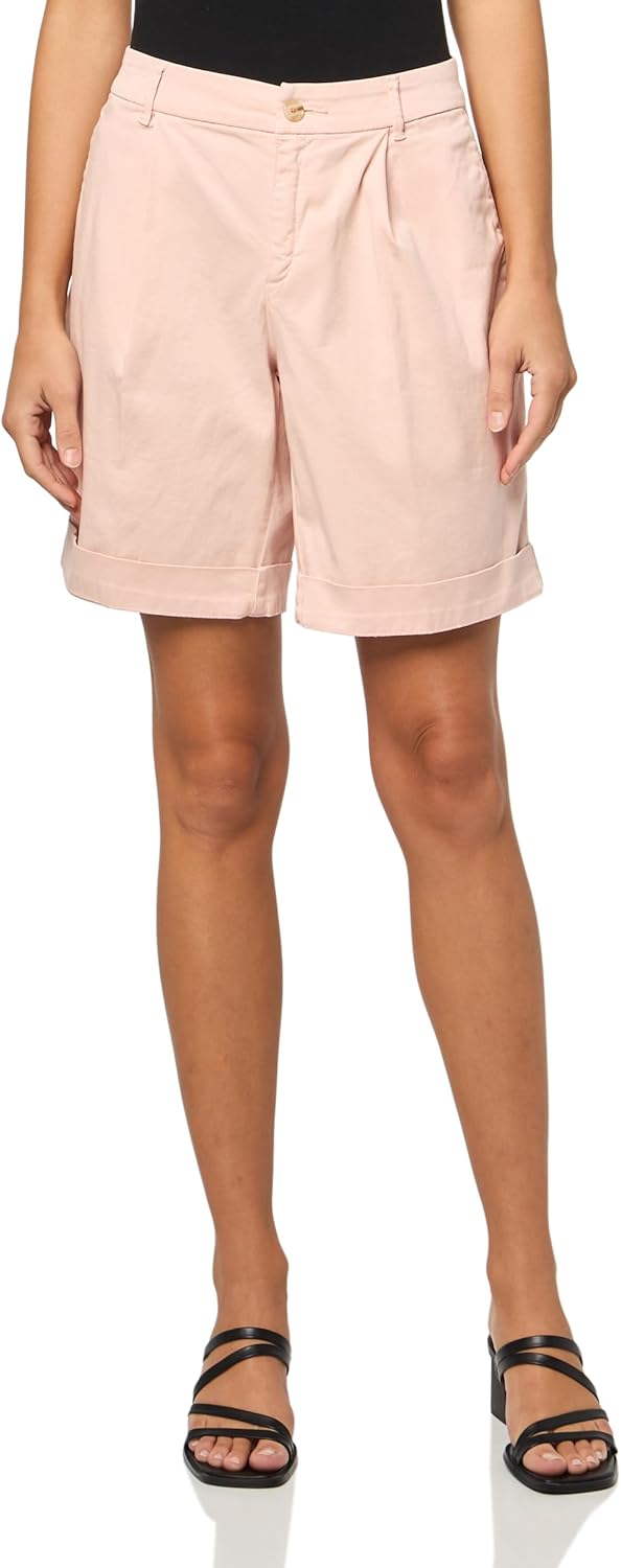 

BOSS Мужские основные хлопковые бермуды из твила, Peach Powder
