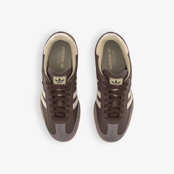 Кроссовки низкие Adidas Samba OG с логотипом, коричневый — фото 2