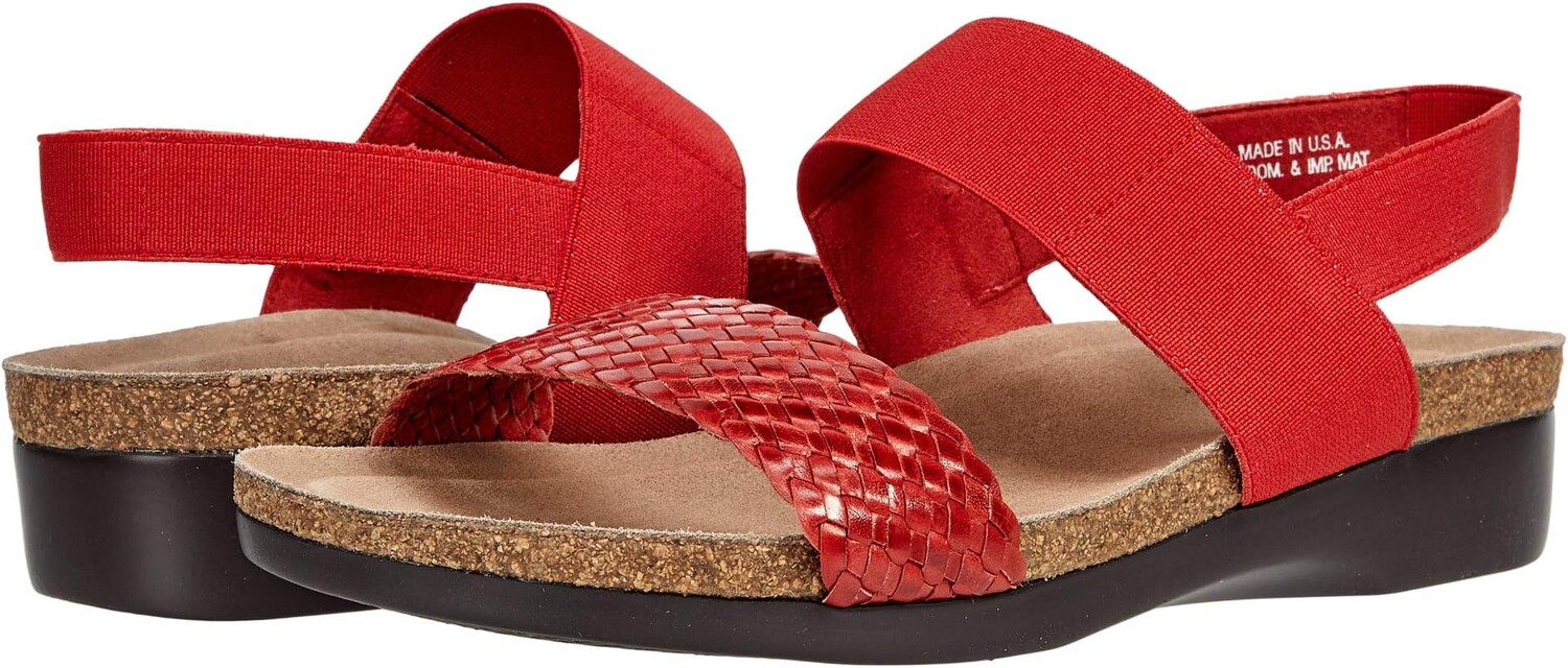 

Сандалии на плоской подошве Pisces Munro, цвет Red Woven