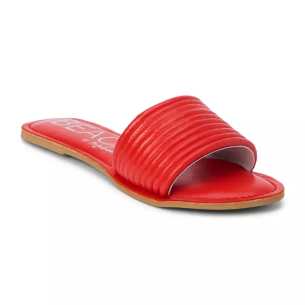 Женские сандалии-слайды Troller Beach By Matisse, цвет cherry red